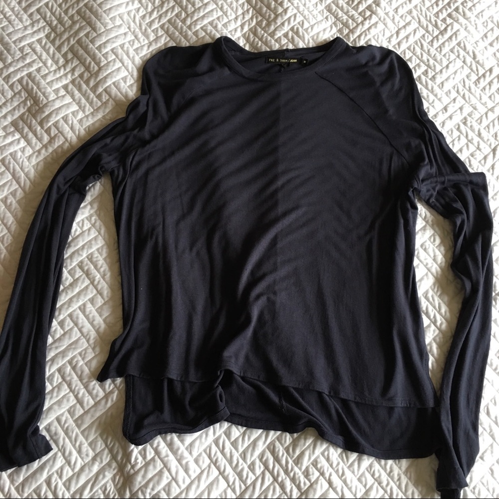 Rag & Bone Navy Blue Top M